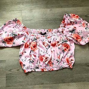 Forever 21- Floral Crop Top